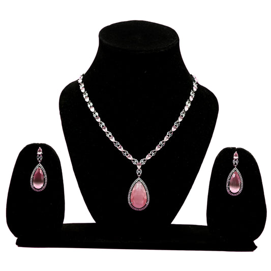 American diamond Pendant set