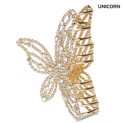 Anaarkali Jewels Elegant Butterfly Shape Hair Clutcher | Rhinestone-Studded Hair Clip for Stylish Hairstyles